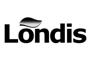 Londis logo featuring stylized text and a wave design.