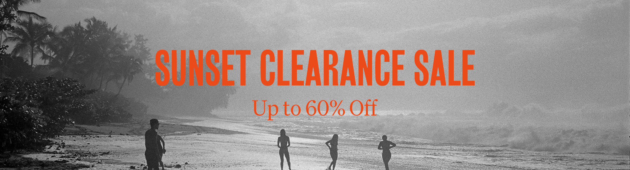 Sunset clearance sale