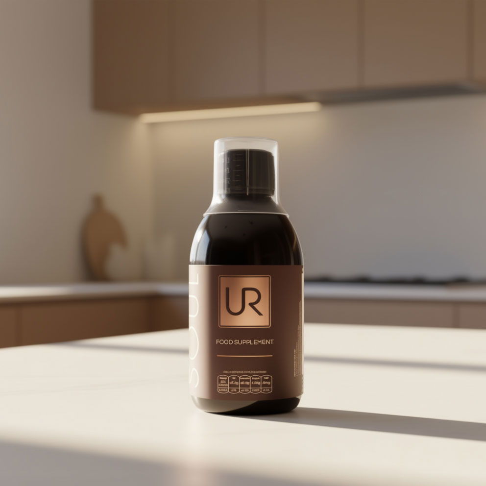 SOUL laboratory-developed liquid formulation supporting stress response regulation and metabolic balance.