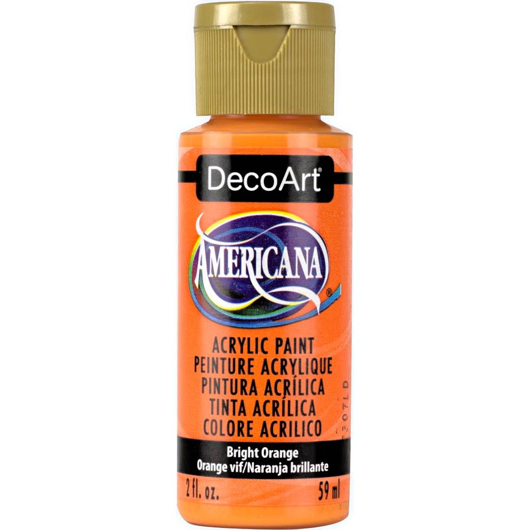 Bright Orange Americana Acrylics DA228-3 2 ounce bottle