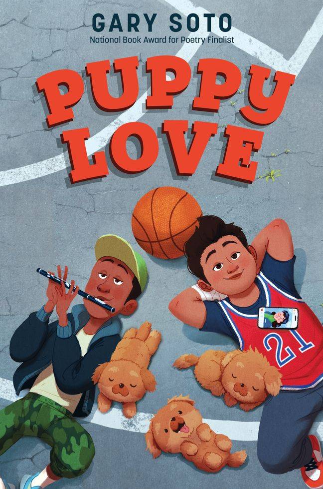 cover of puppy love by gary soto