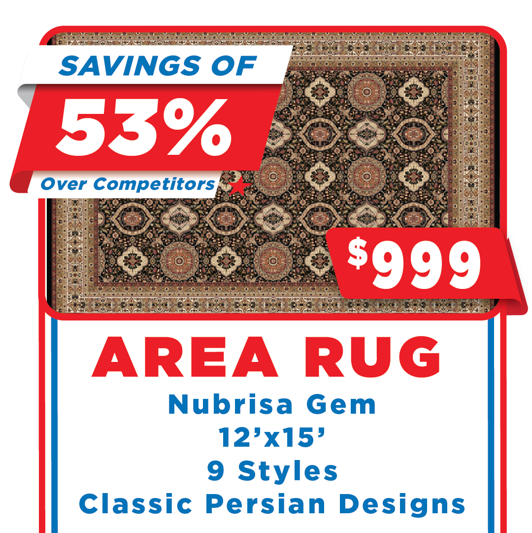 Nubrisa gem rug labor day savings