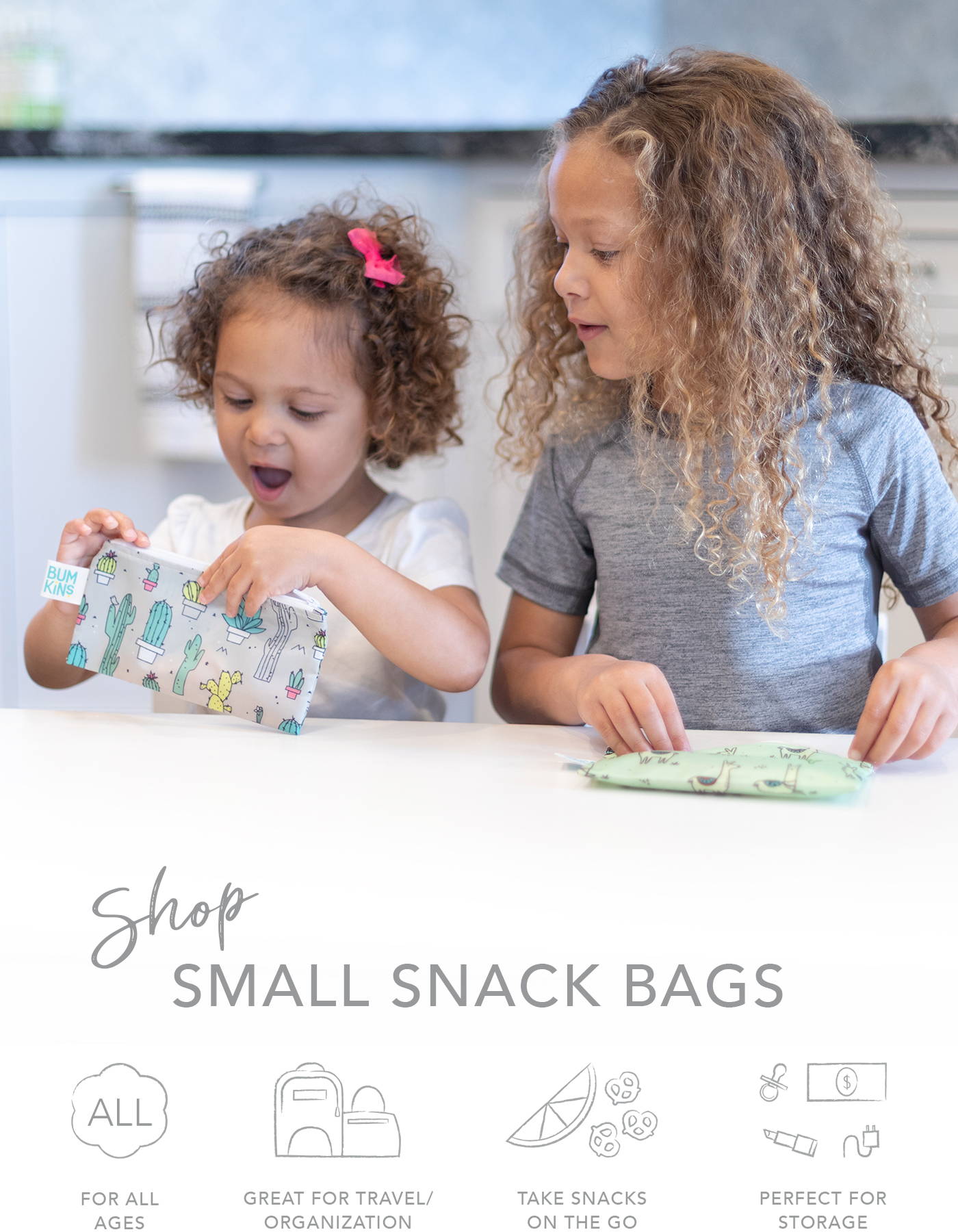 Eco-Friendly Outdoor & Wildlife Reusable Sandwich Bag Set | Bumkins