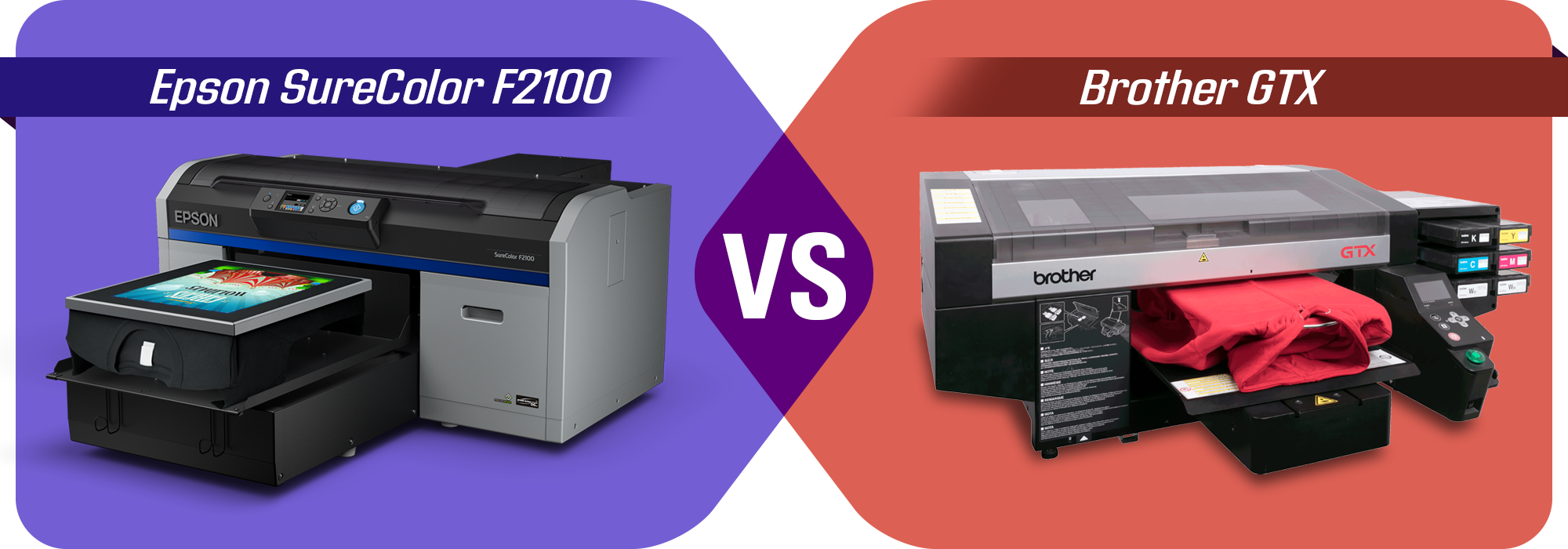 Epson F2100 versus Brother GTX — DTGmart