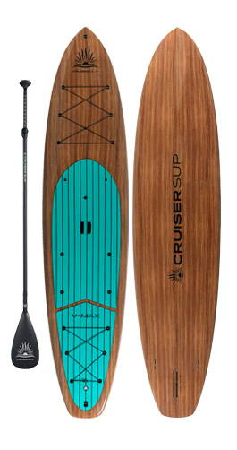 V-MAX 12' Woody Hybrid-Touring Paddle Board By CRUISER SUP®