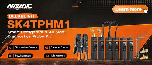 Learn more about the NAVAC SK4TPHM1 Smart Refrigerant and Air Side Diagnostics Pro Kit