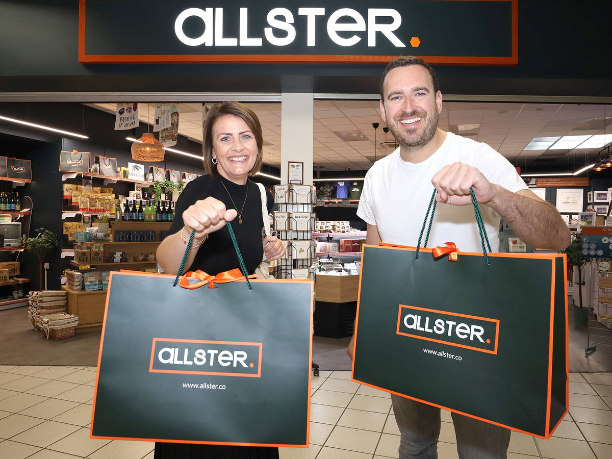 The shopfront of Allster at the Belfast International Airport