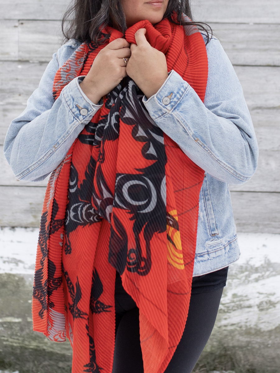 Chasing Light Eco Scarf by Maynard Johnny Jr.