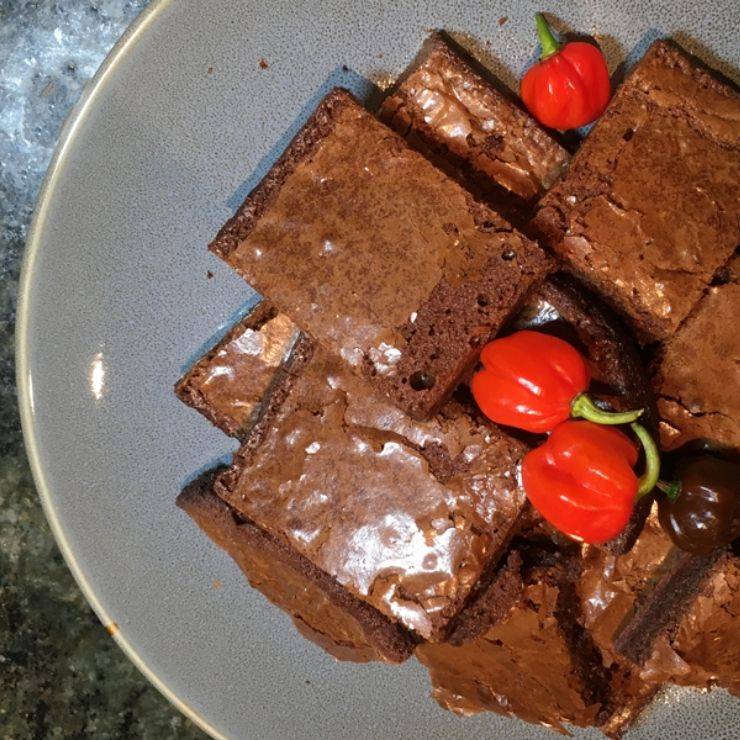 Hot Chilli Brownies