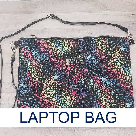 Quilted laptop bag 