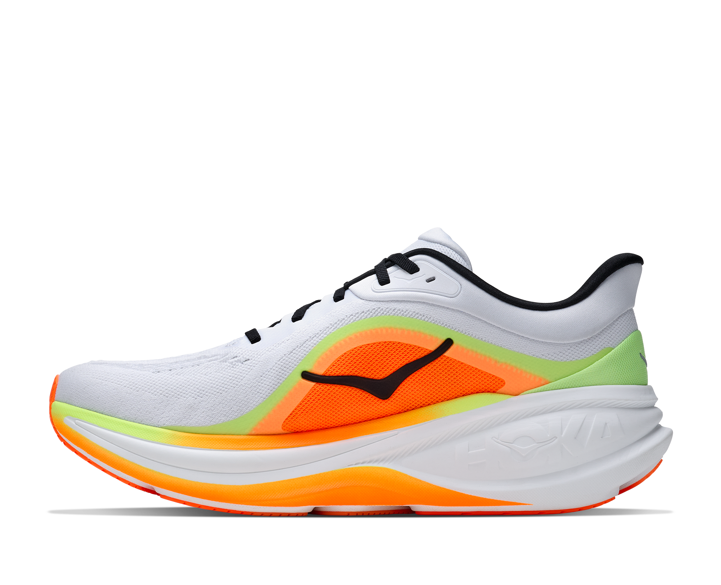 Der Hoka Clifton Pro seitlich fotografiert.