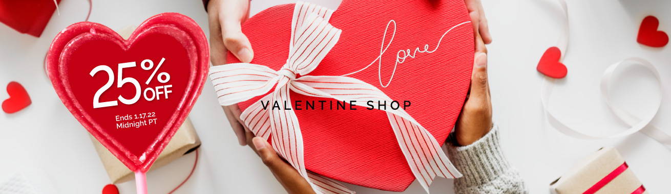 25% Off in the Valentine Shop