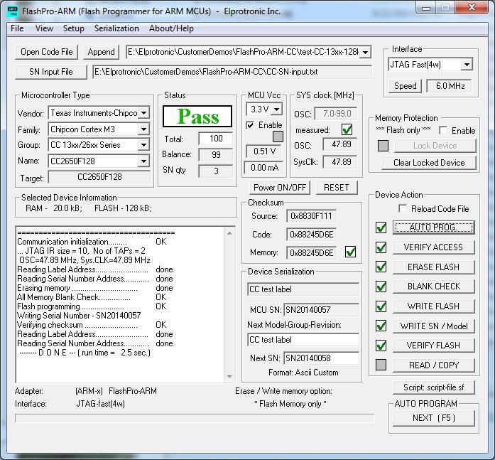 Main GUI Example. How to use software for Gang Flasher-N (USB-HID) Part 3