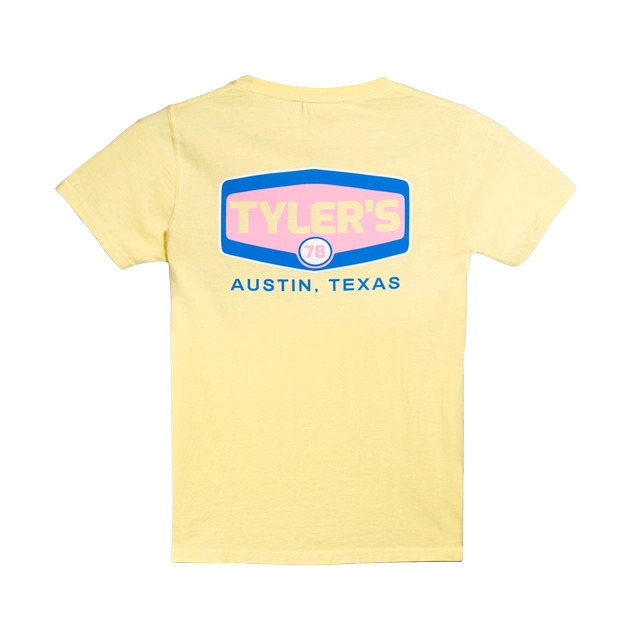 Yellow t-shirt with 