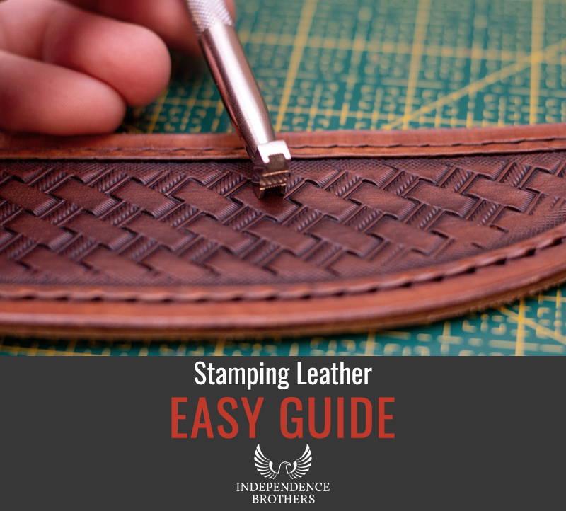 How to stamp leather