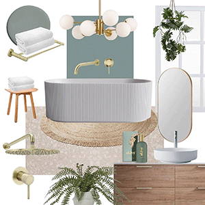 Create a renovation moodboard with stylesourcebook at the blue space