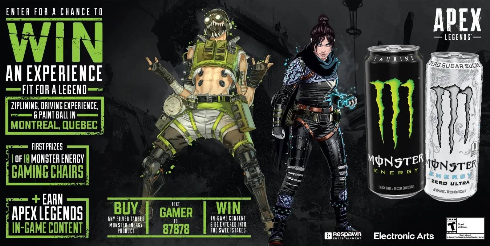 Apex Legends X Monster Energy Rewards How To Get All Rewards 