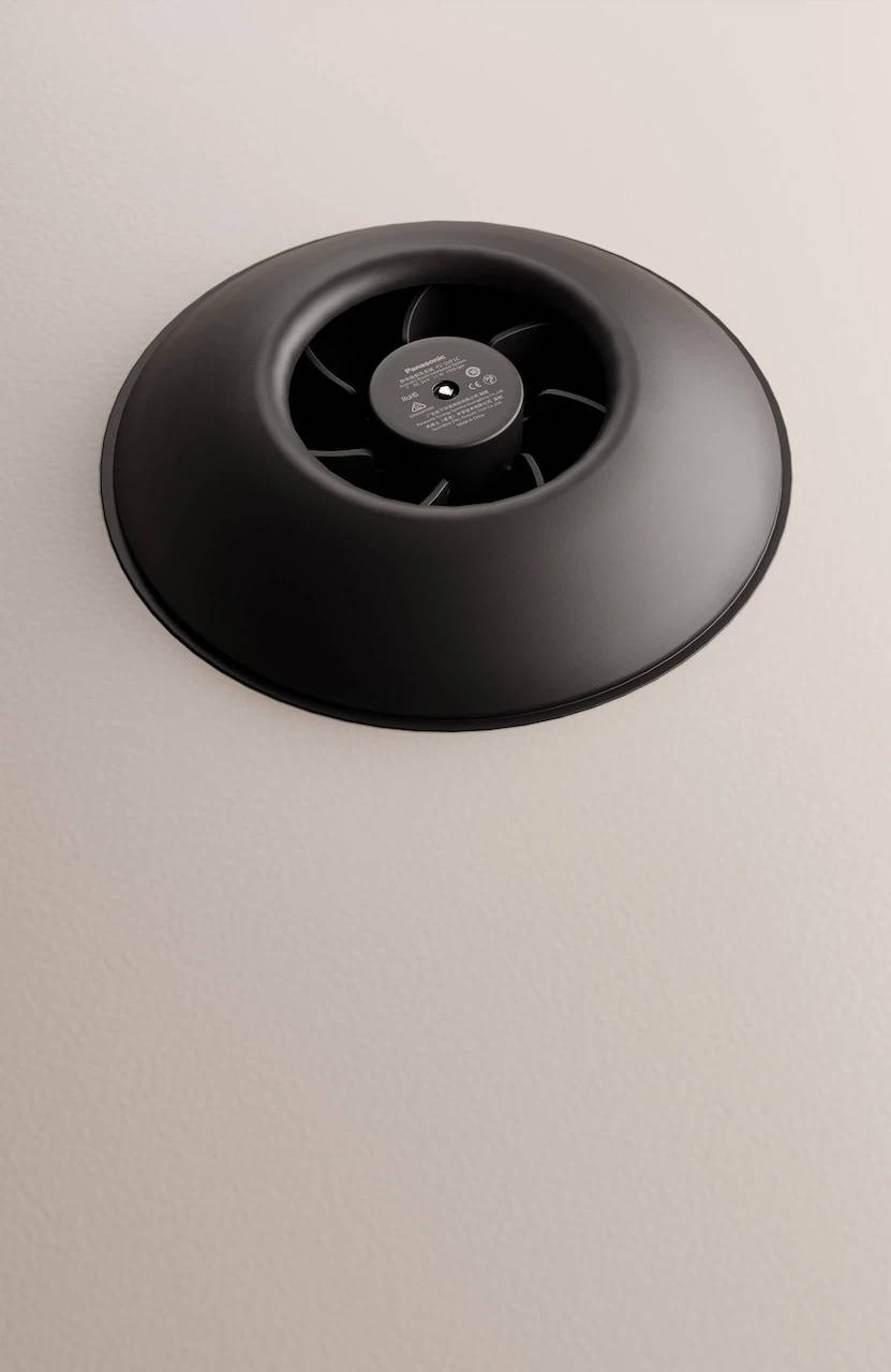 Lüftung im Acoustic Pod