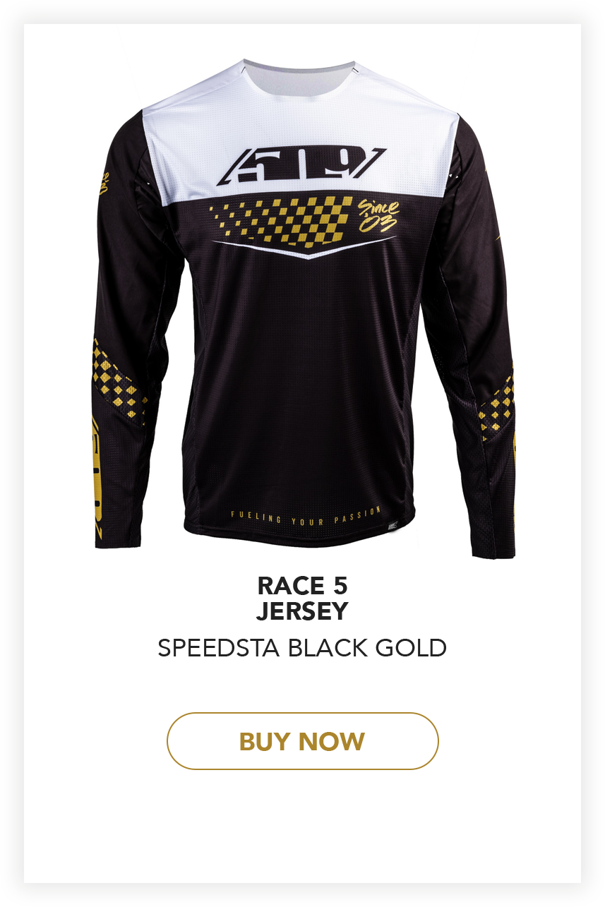 Race 5 Jersey in Speedsta Black Gold