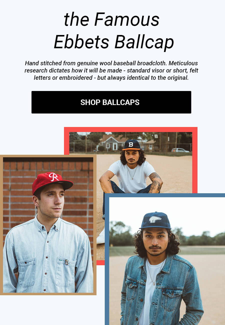 Ebbets Field Flannels, Vintage Throwback Jerseys, Baseball Caps, Tees