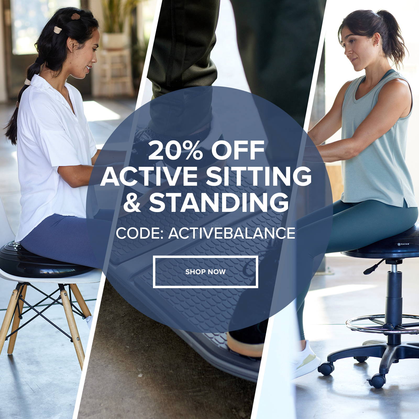 20% Off Active Standing and Sitting, CODE: ACTIVEBALANCE