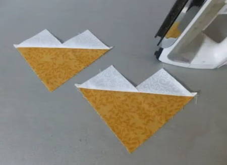 quilt pieces with flat quilt seams