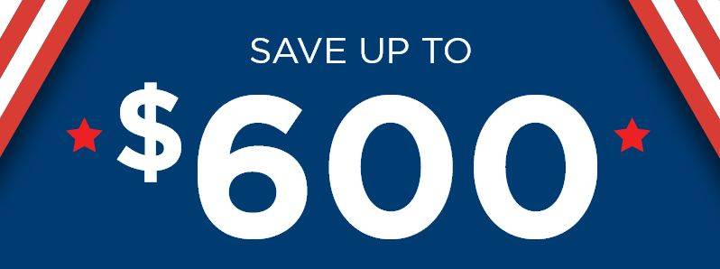 save up to $600