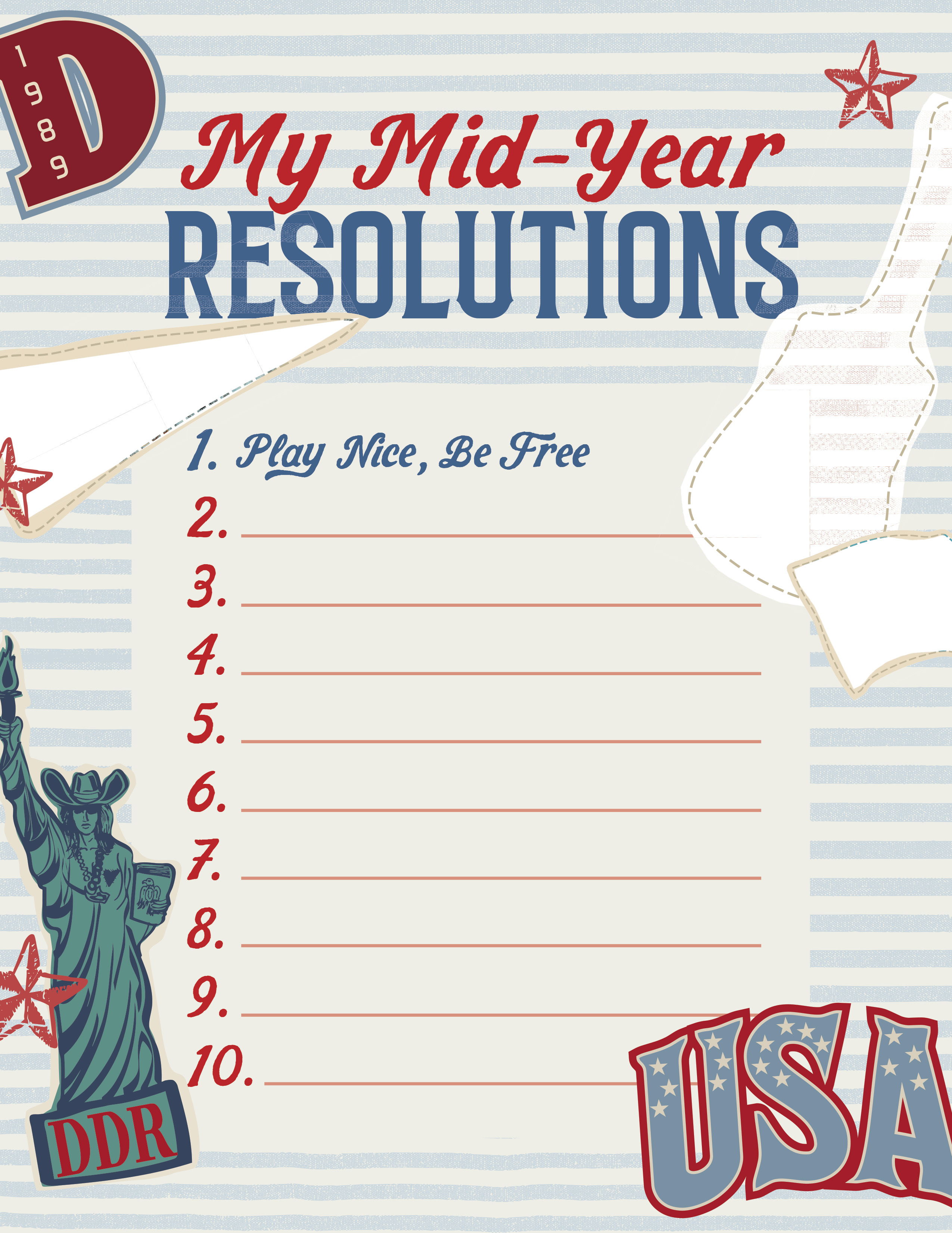 My Mid Year Resolutions List! 