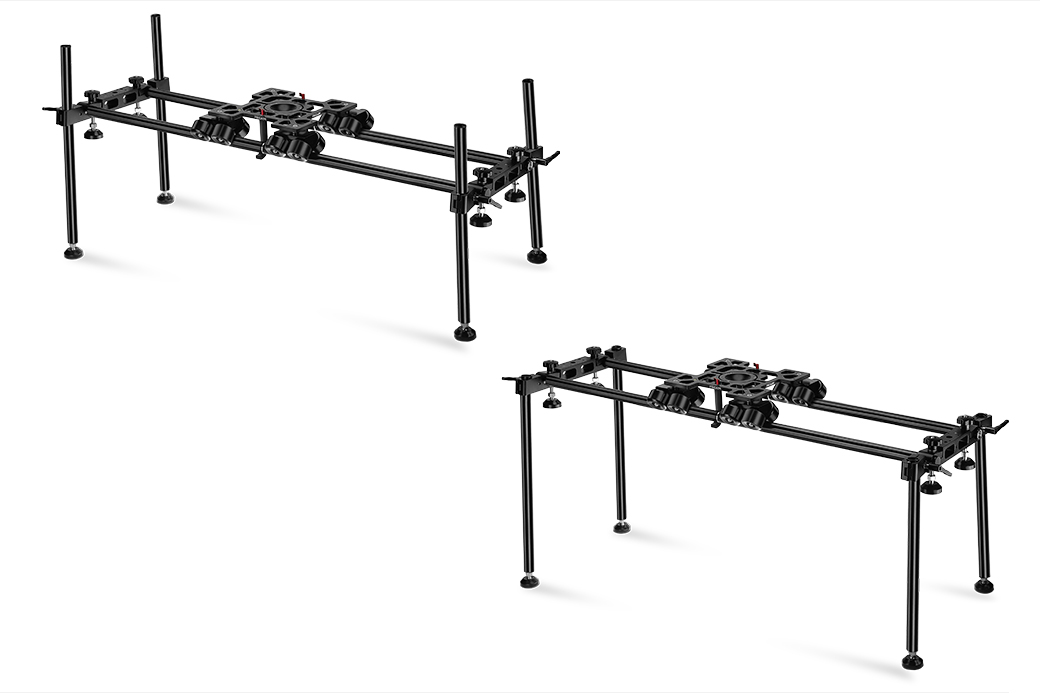 Proaim Breeza Pro Camera Dolly w Track | Mitchell, 75mm, 100mm Bowl Mount