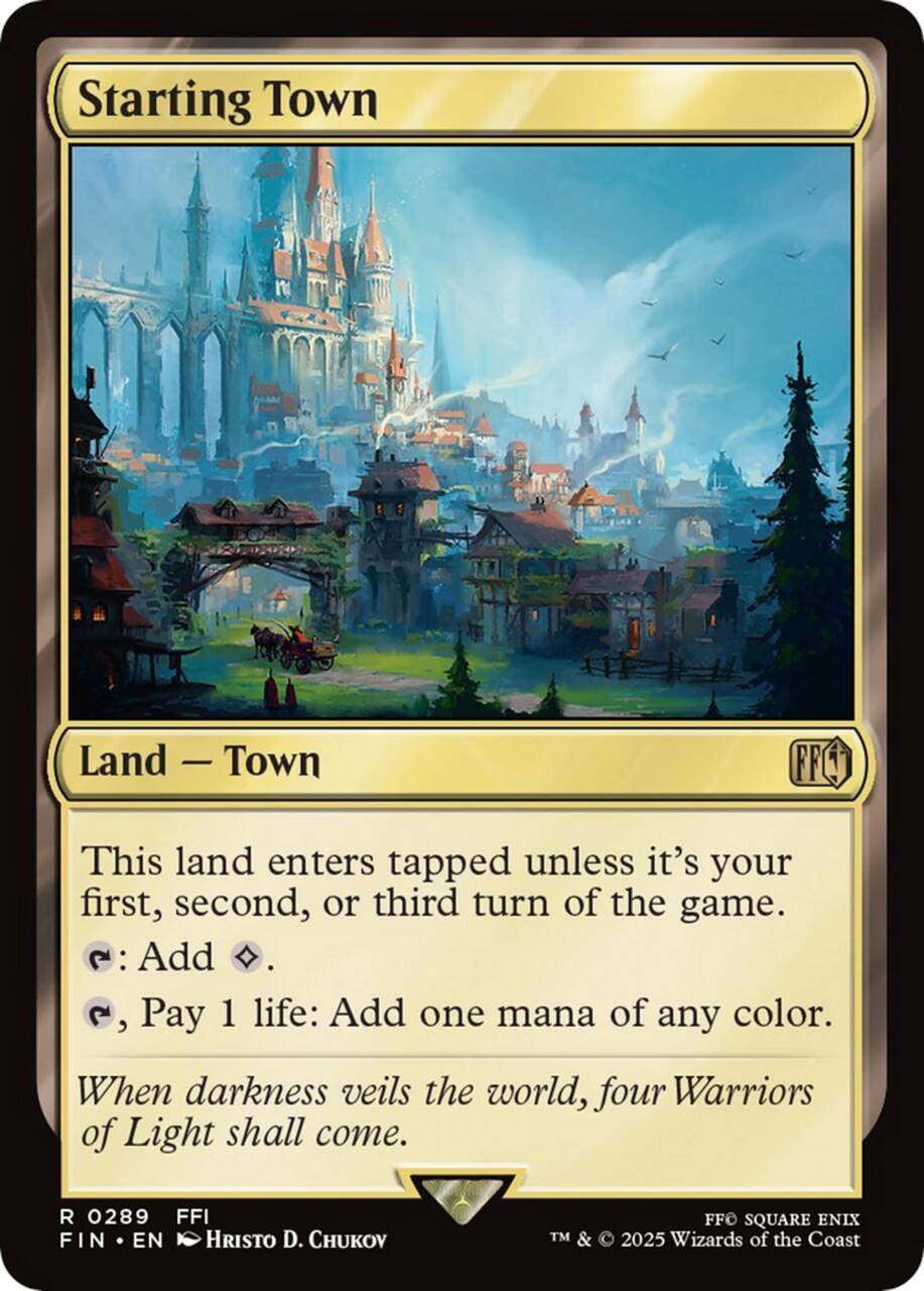 Starting Town, one of the best MTG cards of 2025.