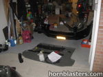 Garage floor bumper chrome bull bar yellow plate parts instruction manual Wesley's RAV4 228H install prep gallery photo 2