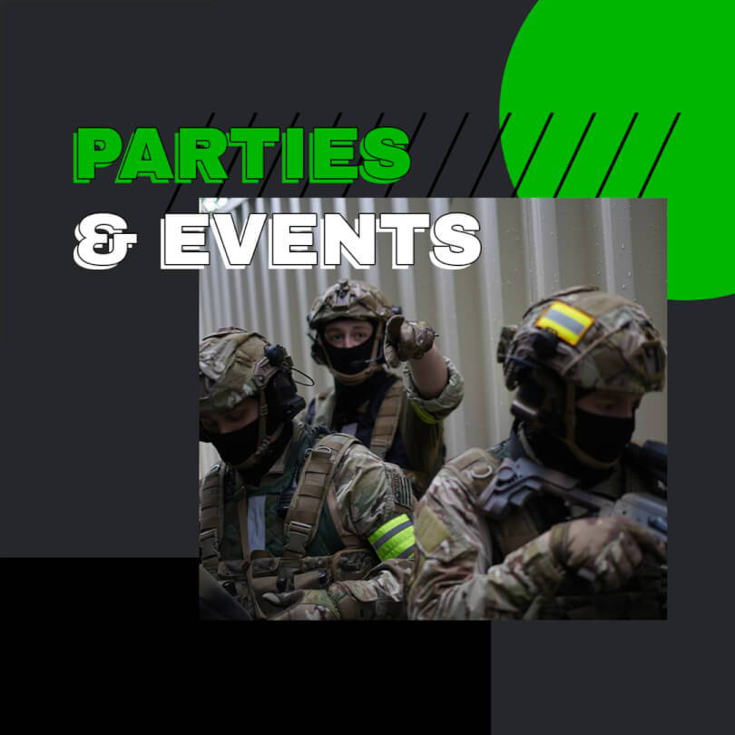 Parties and Events at Amped Airsoft Arena