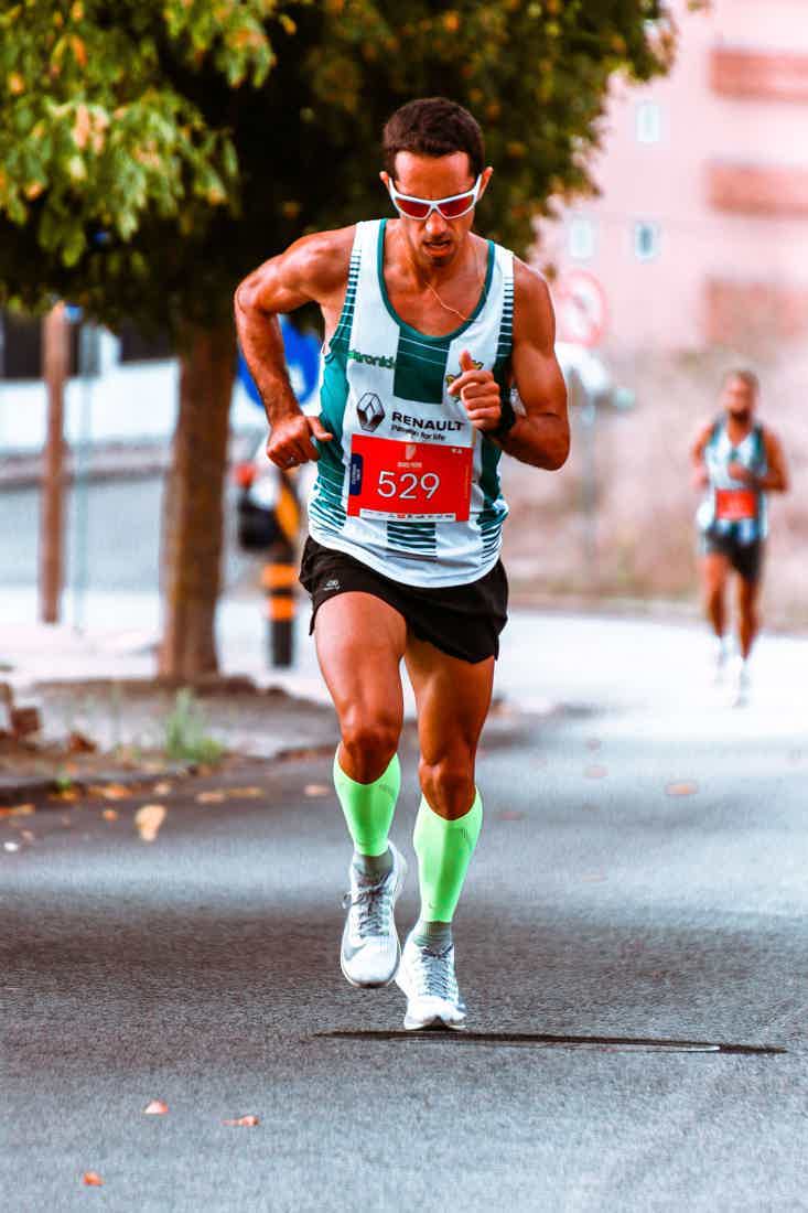 man running