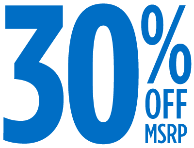 30% OFF MRSP