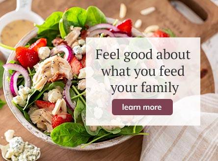 feel good about what you feed your family