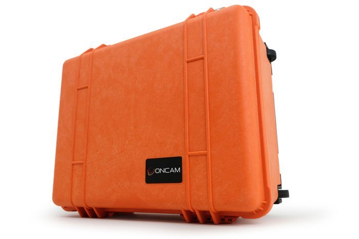 Orange Peli 1610 case with custom decal