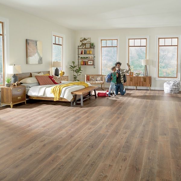 Mohawk PureTech flooring in bedroom