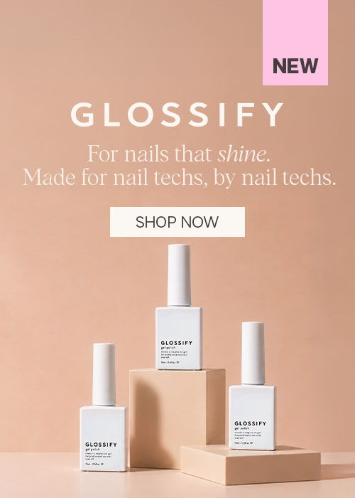Three nail polish bottles with the text 