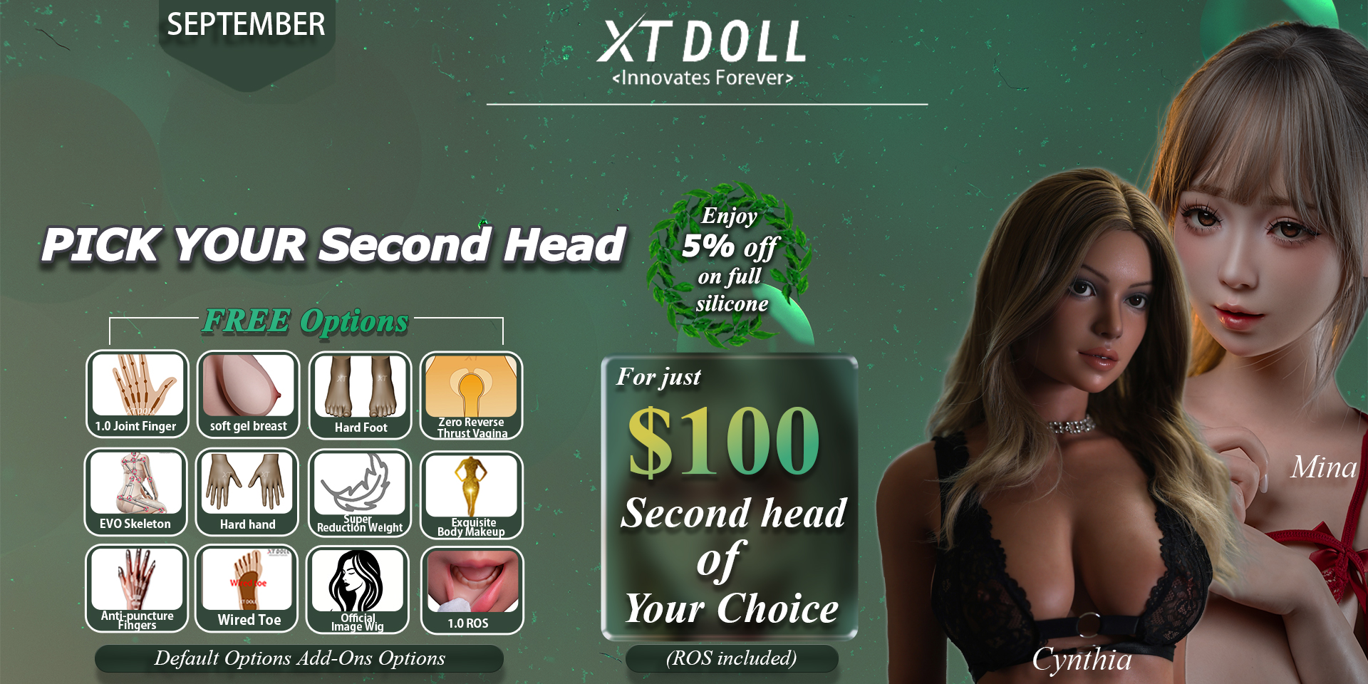 SRSD XT Doll September Promotional Banner
