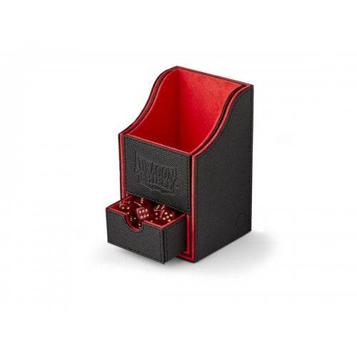 Dragon Shield Black/Red Nest Box with Dice Tray