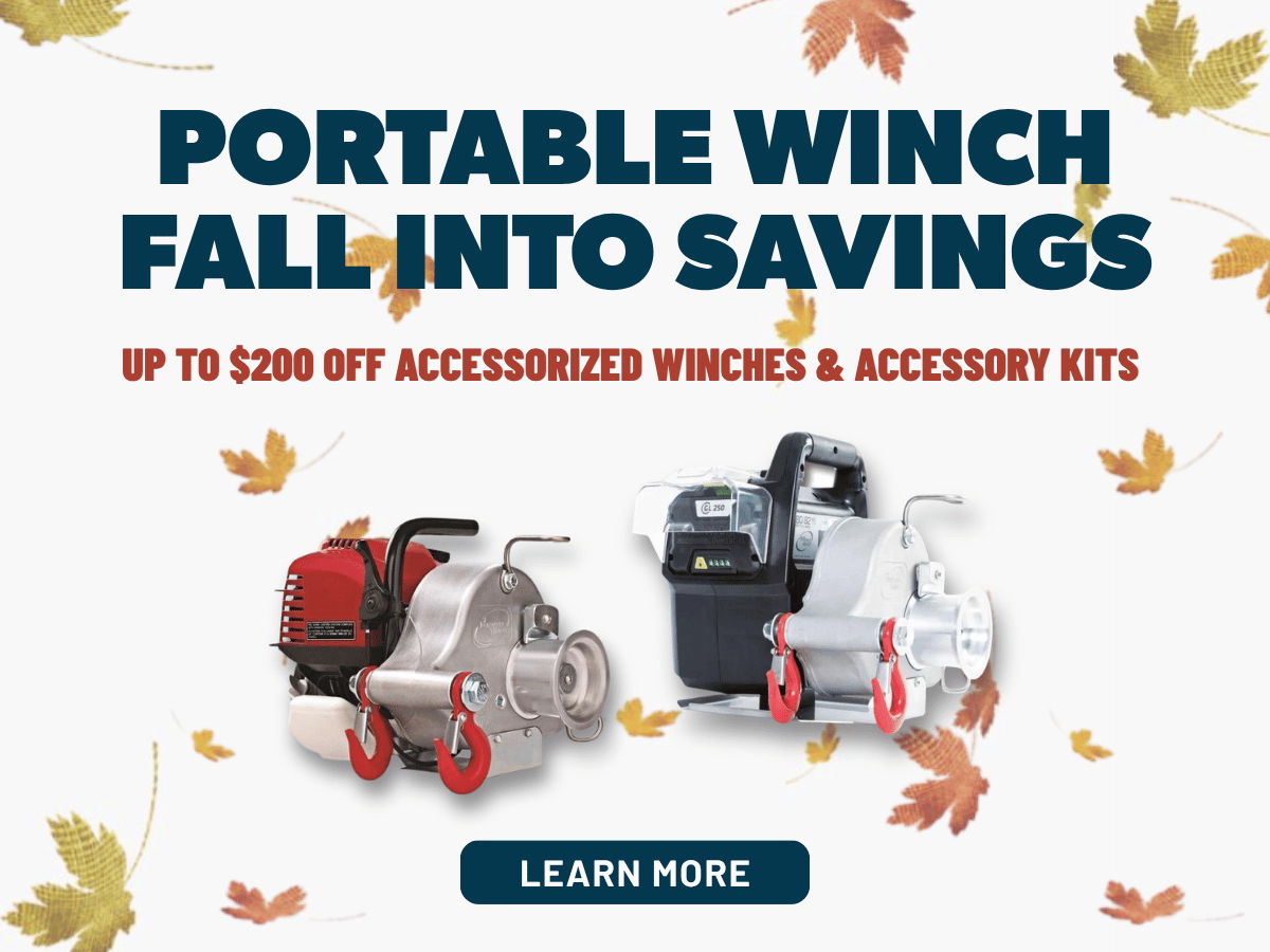 Portable winch Fall Sale
