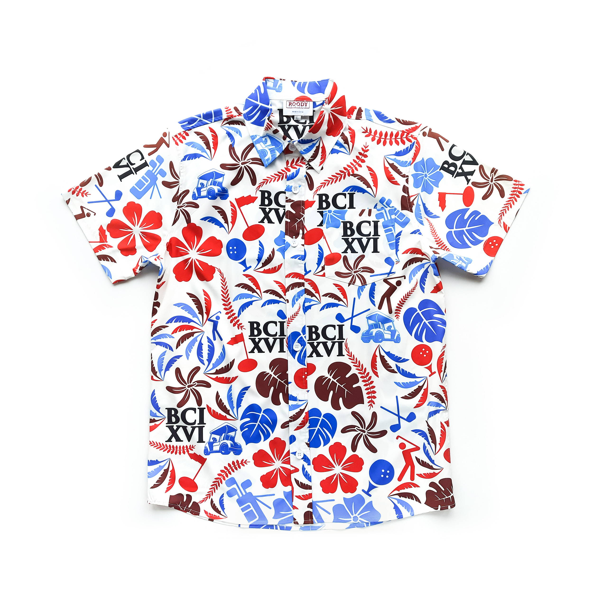 Example of a previously made custom Hawaiian Shirt