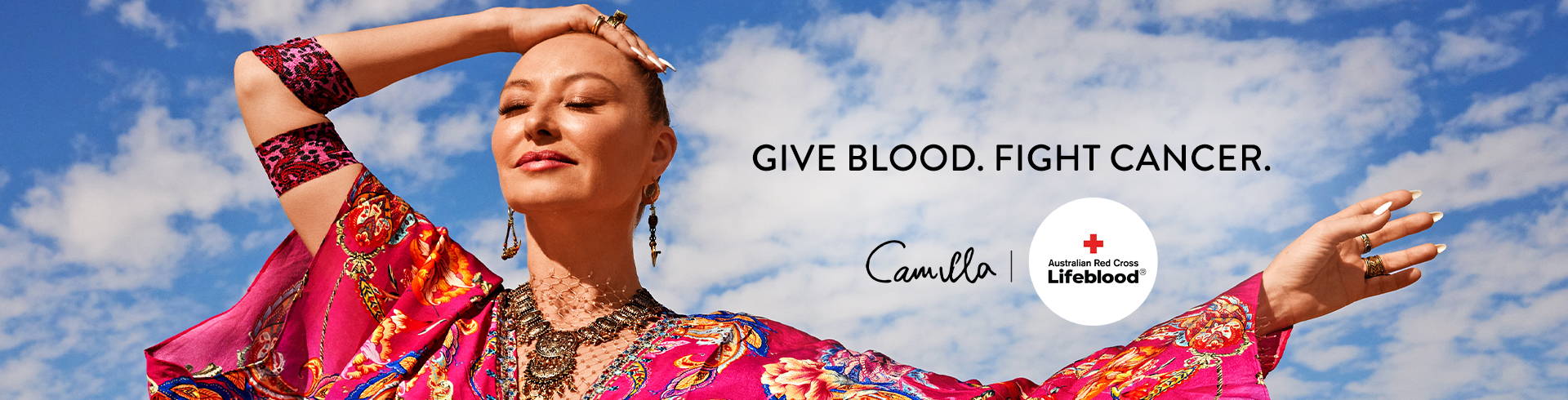 GIVE BLOOD. FIGHT CANCER. Camilla Franks x Australian Red Cross Lifeblood Campaign 