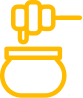 Natural honey scent icon