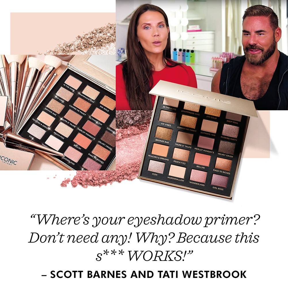 Scott Barnes and Tati Westbrook Day to Slay eyes shadow palette review