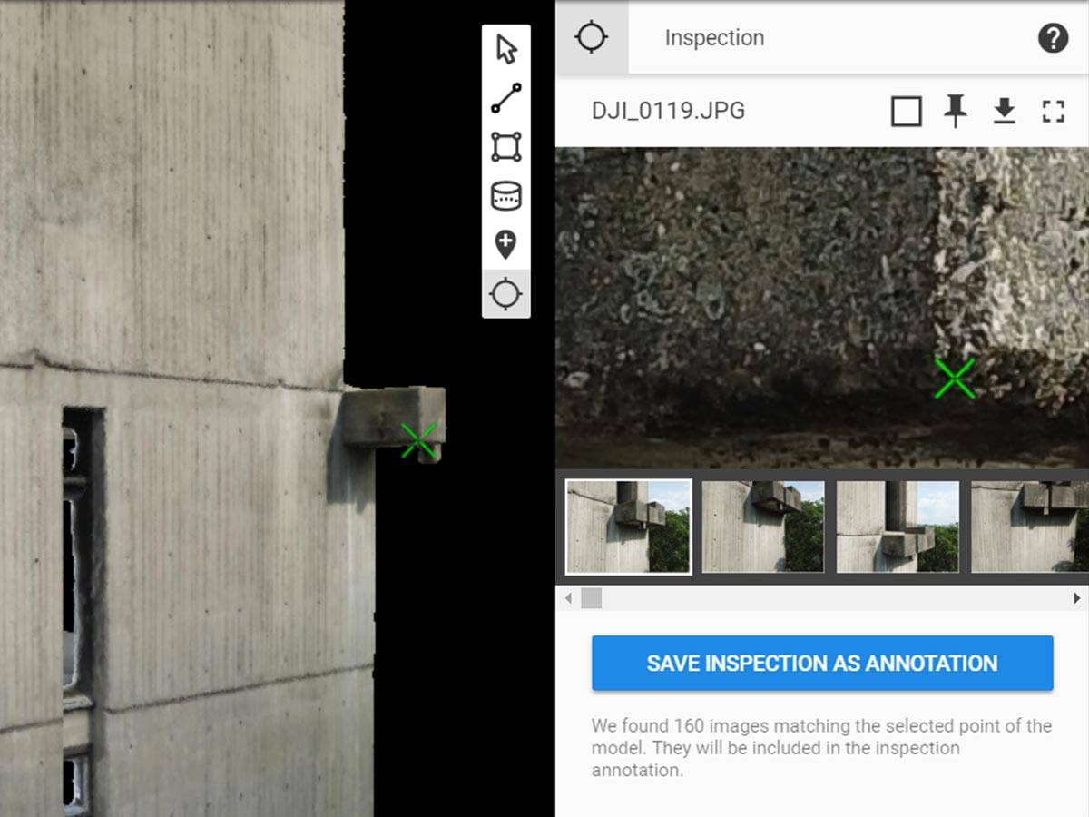 Pix4Dmapper Inspect and annotate
