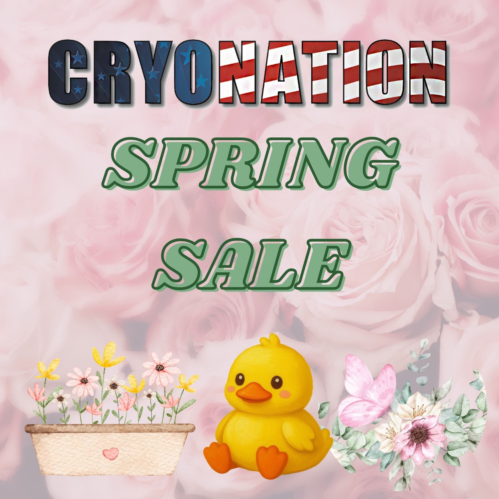 Cryo Nation spring sale with up to 50% is here! Don't miss out.