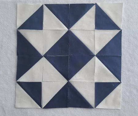 Half-Square Triangle Layout - Star