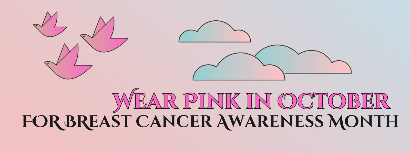 Wear Pink in October for Breast Cancer Awareness Month
