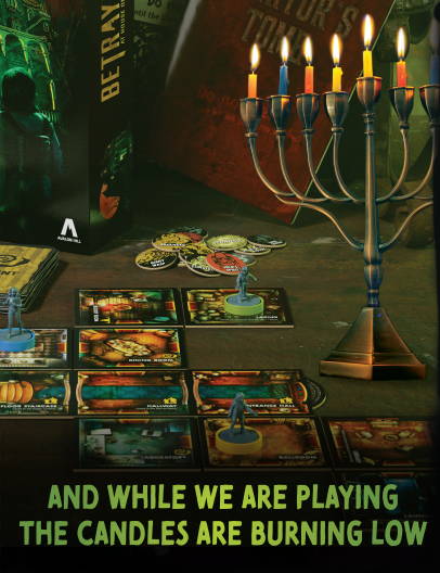 Betrayal Happy Hanukkah Card